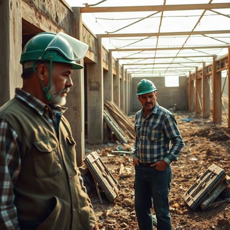 Trabajadores en actividad al aire libre en Paysandú